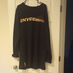 Enyce Black and Gold Graphic Long Sleeve